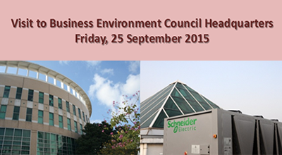 Visit to Business Environment Council Headquarters - Friday, 25 September 2015